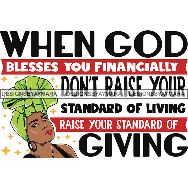 Bundle 20 Afro Woman God Lord Life Quotes SVG Cutting Files For Silhouette and Cricut and More!