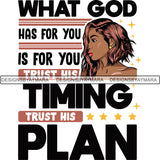 Bundle 20 Afro Woman God Lord Life Quotes SVG Cutting Files For Silhouette and Cricut and More!