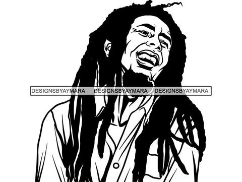 Rasta Dreads Jamaica Rastafarian Dreadlocks Marijuana Herbal Cannabis African Ethnicity Smoking Activity Jamaican Culture Caribbean  .SVG .EPS .PNG Vector Clipart Digital Download Circuit Cut Cutting