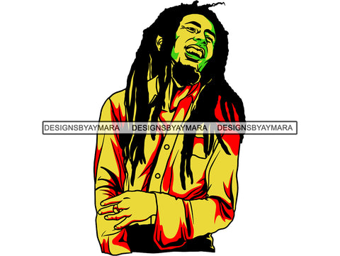 Rasta Dreads Jamaica Rastafarian Dreadlocks Marijuana Herbal Cannabis African Ethnicity Smoking Activity Jamaican Culture Caribbean  .SVG .EPS .PNG Vector Clipart Digital Download Circuit Cut Cutting