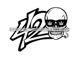 Blunt Weed Cannabis Medical Marijuana Pot Stone High Life Smoker Drug .SVG .EPS .PNG .JPG Vector Clipart Silhouette Cricut Circuit Cut Cutting