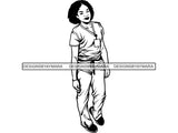Nurse Woman SVG For Silhouette and Cutting File