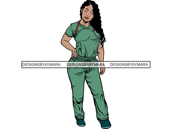 Nurse Woman PNG For Printing
