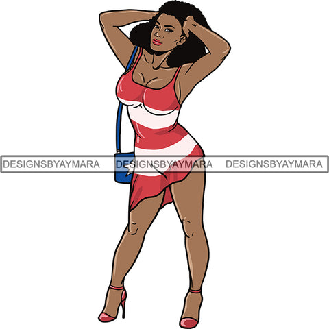 Afro Caribbean Puerto Rico Goddess SVG Cutting Files For Silhouette Cricut and More
