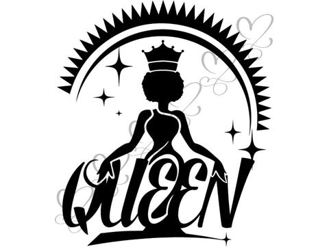 Afro Beautiful Black Woman SVG African American Ethnicity Afro Puffy Hairstyle Beauty Salon Queen Diva Classy Lady  Beautiful People Beauty Salon Princess