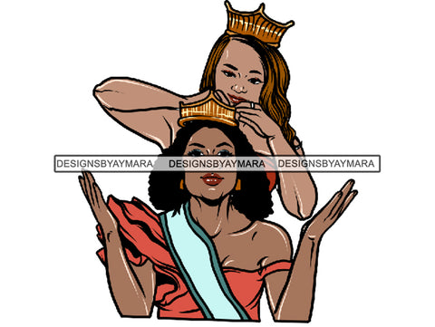 Black Queen Woman God Walk By Faith Goddess Diva Classy Lady .JPG .SVG. PNG With Transparent Background Perfect For Printing Not For Cutting Vector Clipart