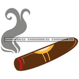 Classy Cigar Cigar Smoke SVG JPG PNG Vector Clipart Cricut Silhouette Cut Cutting