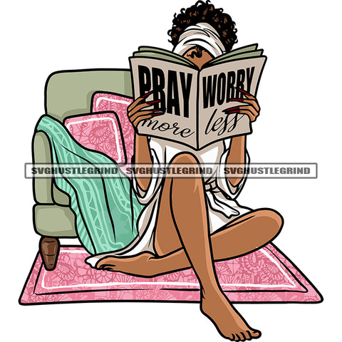 Sexy Girls Reading News Paper African American Girls Hide Face On Paper Afro Girls Wearing Sexy Dress Design Element Background On Sofa Set SVG JPG PNG Vector Clipart Cricut Silhouette Cut Cutting