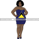 Afro Caribbean Saint Louisa Goddess SVG Cutting Files For Silhouette Cricut and More