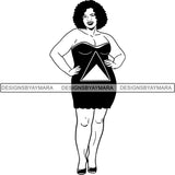 Afro Caribbean Saint Louisa Goddess SVG Cutting Files For Silhouette Cricut and More