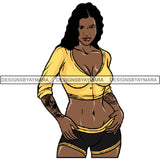 Afro Woman Tattoo Sexy Melanin Nubian Goddess PNG Files For Print Not For Cutting