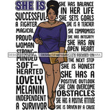 Bundle 20 Afro Woman She's Successful Quotes SVG Files For Cutting and More!