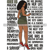 Bundle 20 Afro Woman She's Successful Quotes SVG Files For Cutting and More!