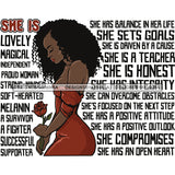 Bundle 20 Afro Woman She's Successful Quotes SVG Files For Cutting and More!