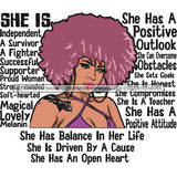 Bundle 20 Afro Woman She's Successful Quotes SVG Files For Cutting and More!