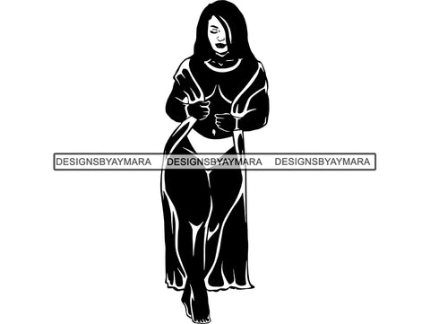 Afro Beautiful Big Woman SVG Silhouettes BBW Big And Bougie Queen Diva Classy Lady  .SVG .EPS .PNG Vector Clipart Silhouette Cricut Circuit Cut Cutting