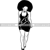 Afro Caribbean St. Kitts Goddess SVG Cutting Files For Silhouette Cricut and More