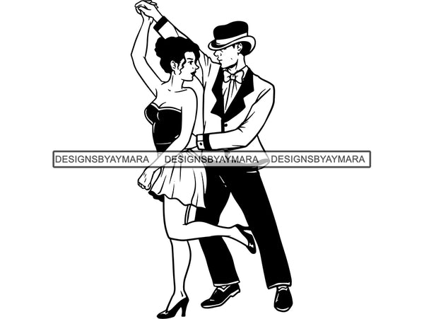 Stepper Dancer Stepping Chicago Style SVG Cut Files