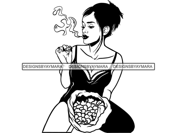 Blunt Weed Cannabis Medical Marijuana Pot Stone High Life Smoker Drug .SVG .EPS .PNG .JPG Vector Clipart Silhouette Cricut Circuit Cut Cutting