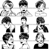 UNIQUE OFFER! 200 Beautiful Afro Woman SVG Retail Price $500 for Only $39.99 Files For Cutting and More.