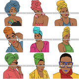 UNIQUE OFFER! 200 Beautiful Afro Woman SVG Retail Price $500 for Only $39.99 Files For Cutting and More.
