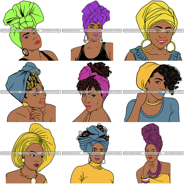 UNIQUE OFFER! 200 Beautiful Afro Woman SVG Retail Price $500 for Only $39.99 Files For Cutting and More.
