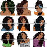 UNIQUE OFFER! 200 Beautiful Afro Woman SVG Retail Price $500 for Only $39.99 Files For Cutting and More.