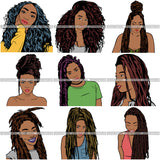 UNIQUE OFFER! 200 Beautiful Afro Woman SVG Retail Price $500 for Only $39.99 Files For Cutting and More.