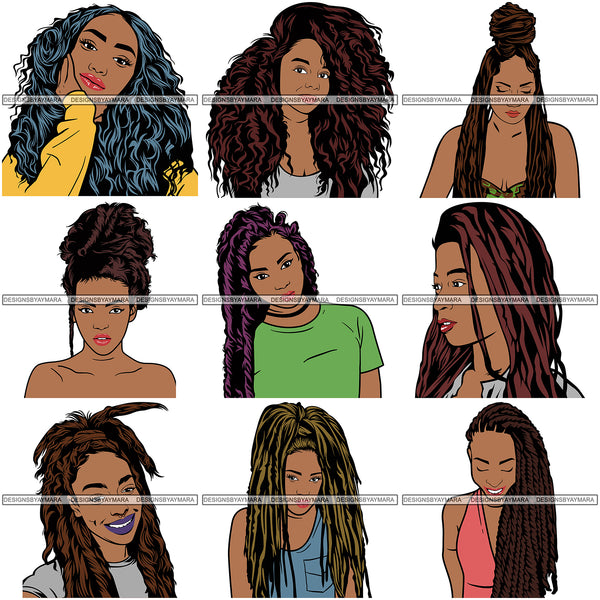UNIQUE OFFER! 200 Beautiful Afro Woman SVG Retail Price $500 for Only $39.99 Files For Cutting and More.
