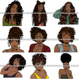 UNIQUE OFFER! 200 Beautiful Afro Woman SVG Retail Price $500 for Only $39.99 Files For Cutting and More.