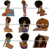 UNIQUE OFFER! 200 Beautiful Afro Woman SVG Retail Price $500 for Only $39.99 Files For Cutting and More.