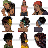 UNIQUE OFFER! 200 Beautiful Afro Woman SVG Retail Price $500 for Only $39.99 Files For Cutting and More.