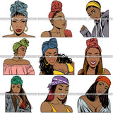 UNIQUE OFFER! 200 Beautiful Afro Woman SVG Retail Price $500 for Only $39.99 Files For Cutting and More.