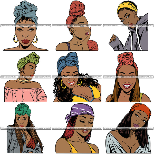 UNIQUE OFFER! 200 Beautiful Afro Woman SVG Retail Price $500 for Only $39.99 Files For Cutting and More.