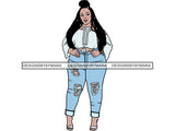 Beautiful Big  Woman BBW Big And Bougie Goddess Queen Diva Classy Lady .JPG .SVG .PNG With Transparent Backgroung Vector Clipart Not For Cutting