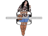 Pretty Thick BBW Woman Goddess Confidence Glamour Queen Diva Classy Lady Beautiful Big And Bougie  PNG With A Transparent Background JPG Vector Clipart Not For Cutting
