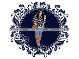 Pretty Thick BBW Woman Goddess Confidence Glamour Queen Diva Classy Lady Beautiful Big And Bougie  PNG With A Transparent Background JPG Vector Clipart Not For Cutting