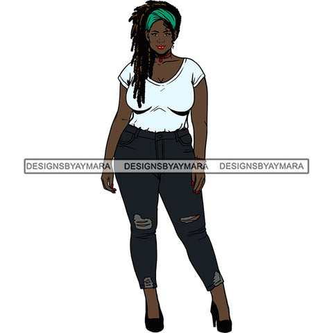BBW Thick Thigh Woman Sassy Exotic Curvy Big Bone Goddess .SVG Cutting Files For Silhouette and Cricut and More!