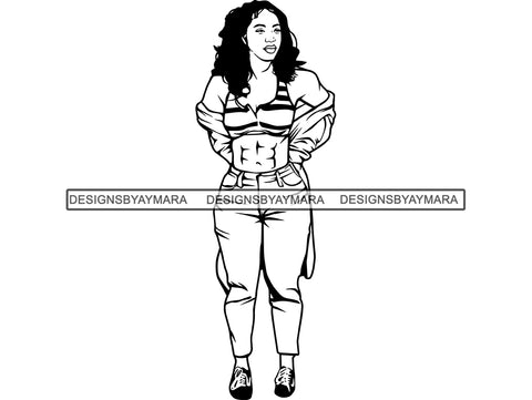Afro Woman svg Nubian Queen Melanin Fabulous Diva Afro Hair Beautiful African American Female Lady SVG .EPS .PNG Vector Clipart Digital Cricut Circuit Cut Cutting