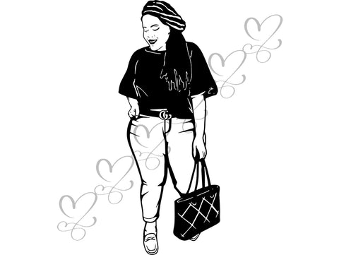 Afro Beautiful Black Woman SVG African American Ethnicity Afro Puffy Hairstyle Beauty Salon Queen Diva Classy Lady  Beautiful People Beauty Salon Princess