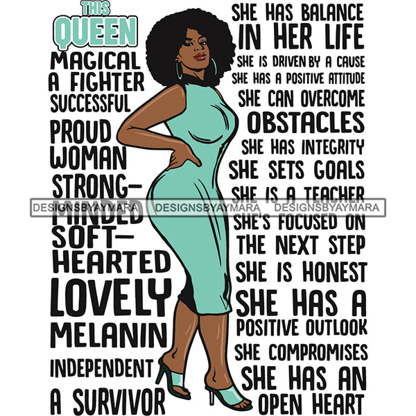 Bundle 20 Afro Woman This Queen Quotes SVG Files For Cutting and More!