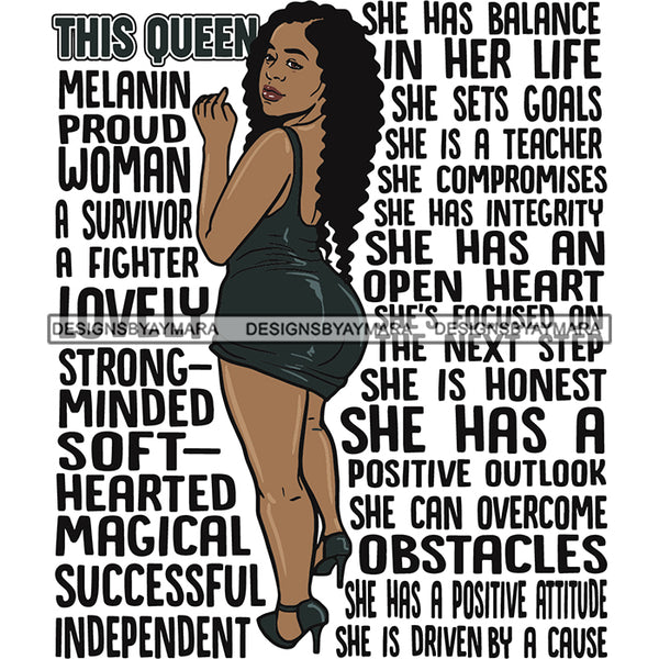 Bundle 20 Afro Woman This Queen Quotes SVG Files For Cutting and More!