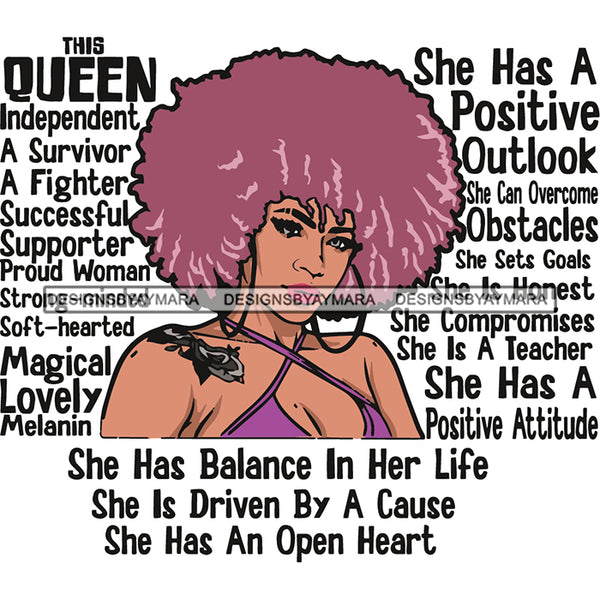 Bundle 20 Afro Woman This Queen Quotes SVG Files For Cutting and More!