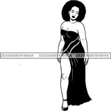 Afro Caribbean Trinidad Tobago Goddess SVG Cutting Files For Silhouette Cricut and More