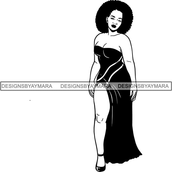 Afro Caribbean Trinidad Tobago Goddess SVG Cutting Files For Silhouette Cricut and More