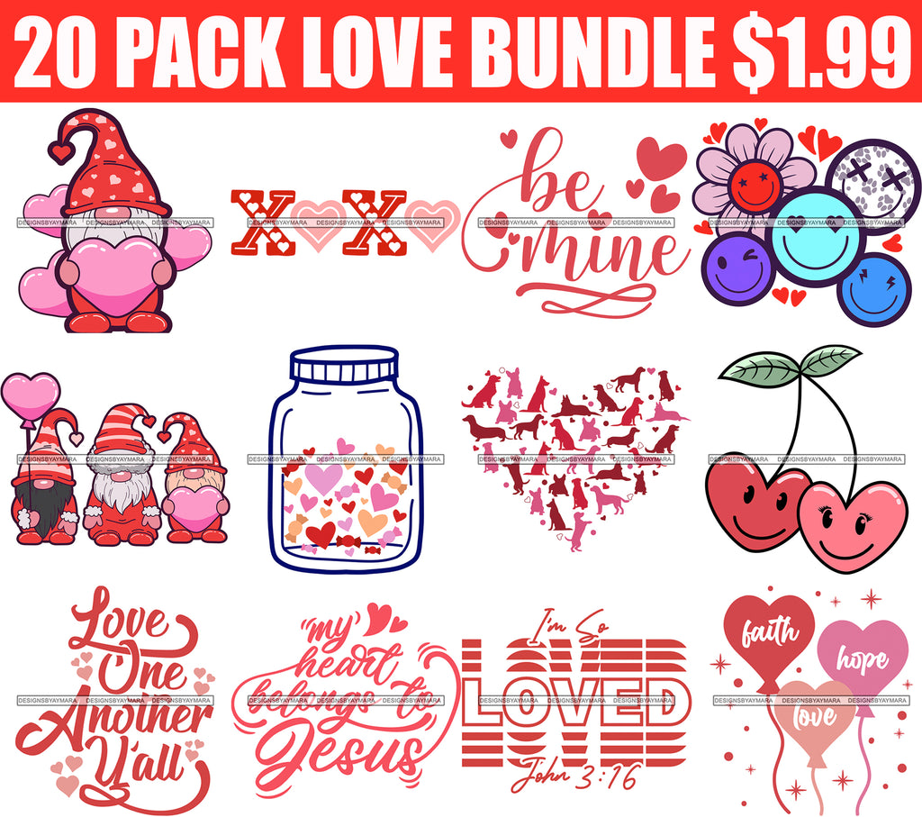 Aesthetic Valentines Day Clipart Graphic by bundle queen
