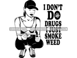 Woman Smoking Weed Smoke Smoker Marijuana Herbal Cannabis Blunt Join 420 High Life Mary Jane SVG PNG JPG EPS Vector Clipart Cutting Cut Cricut