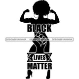 Black Lives Matter Humanity Social Protest Justice Black-Owned Businesses SVG PNG JPG Vector Cutting Files