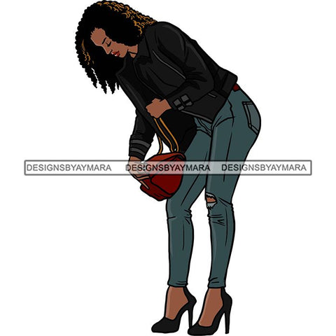 Fashion Diva Glamour Afro Classy Sexy Lady SVG PNG JPG Vector Files For Cutting and More