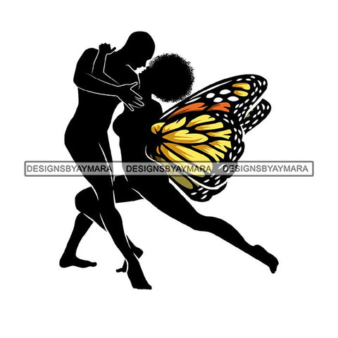 Sensual African Couple Erotic Goddess Safari Savanna Africa Exotic Nature SVG Cutting Files.